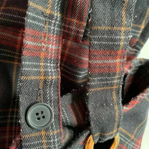 Forever 21 overall style plaid mini dress, size small, pockets - Picture 9 of 11